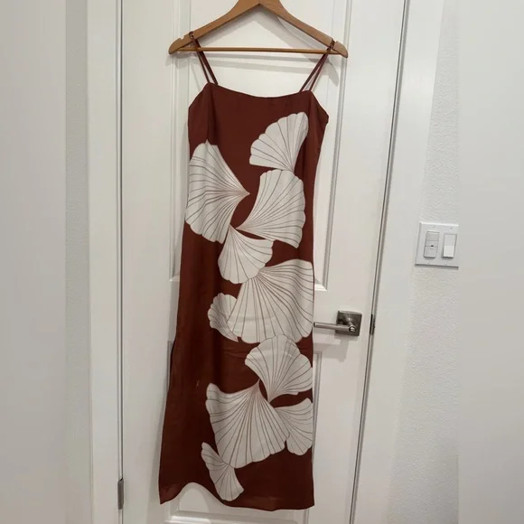 VERONICA BEARD Petra Dress in Whisky Multi size 4 $649 pre owned - Picture 6 of 15